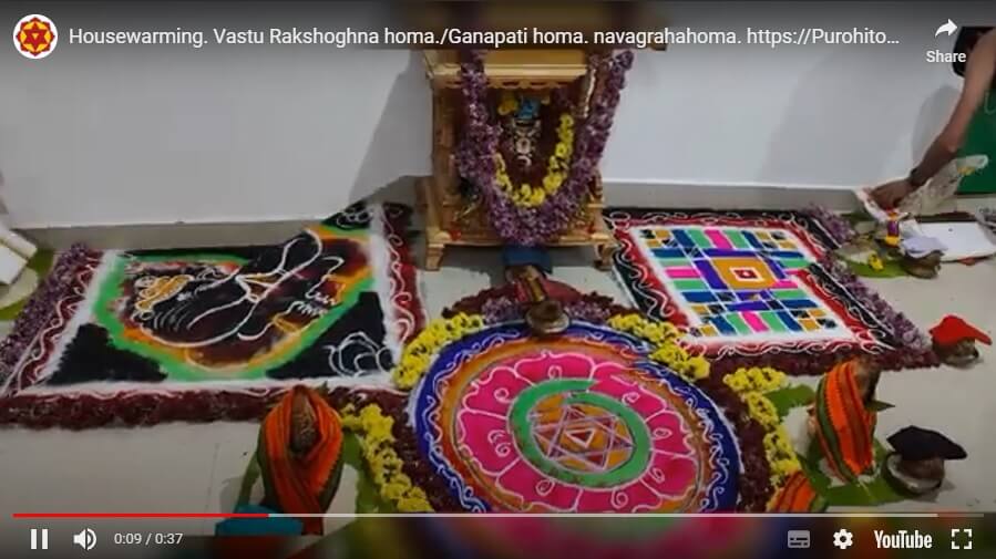 Photo Gallery 9 Vastu Rakshoghna homa/Ganapati homa/Navagrahahoma